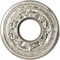Ekena Millwork Baltimore PVC Medallion (Canopies up to 4 1/4"), 10"OD x 3 1/2"ID x 3/4"P, Bright Coat Chrome CMP10BABCR - alternate 1